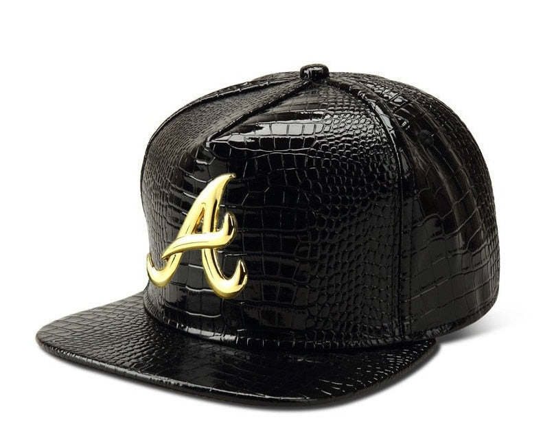 Crocodile Leather Cap